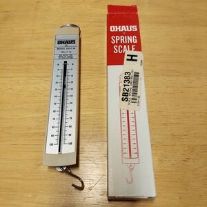 NEW OHAUS Versatile Vintage Spring Scale with Hook, Model 8261-M in original box